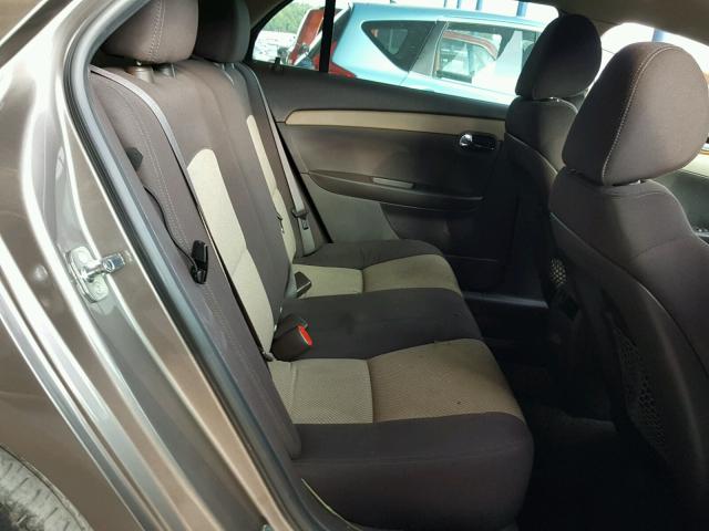 1G1ZC5E0XCF252630 - 2012 CHEVROLET MALIBU 1LT BROWN photo 6