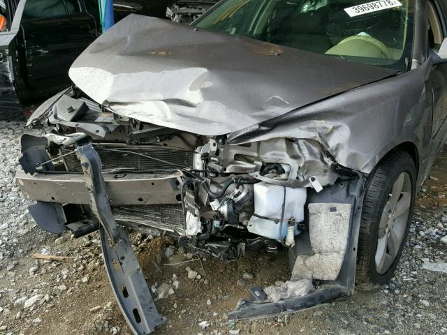 1G1ZC5E0XCF252630 - 2012 CHEVROLET MALIBU 1LT BROWN photo 9