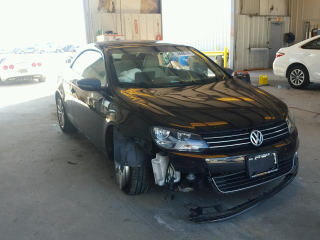 WVWBW7AH0CV001824 - 2012 VOLKSWAGEN EOS KOMFOR შავი ფოტო 1