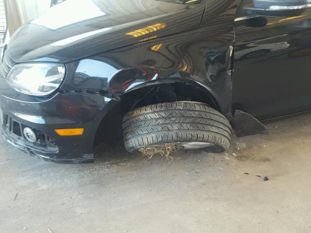 WVWBW7AH0CV001824 - 2012 VOLKSWAGEN EOS KOMFOR შავი ფოტო 9