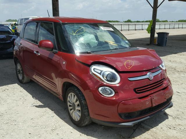 ZFBCFABH1EZ027198 - 2014 FIAT 500L EASY RED photo 1