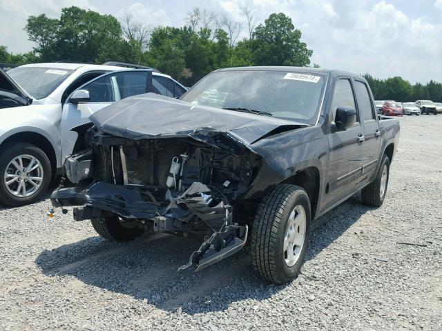 1GCDSCFE3C8107257 - 2012 CHEVROLET COLORADO L BLACK photo 2