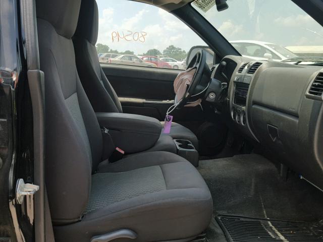 1GCDSCFE3C8107257 - 2012 CHEVROLET COLORADO L BLACK photo 5