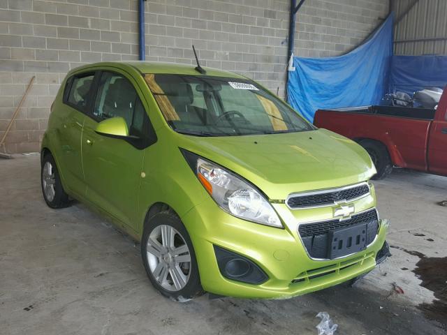 KL8CD6S99EC401674 - 2014 CHEVROLET SPARK 1LT GREEN photo 1