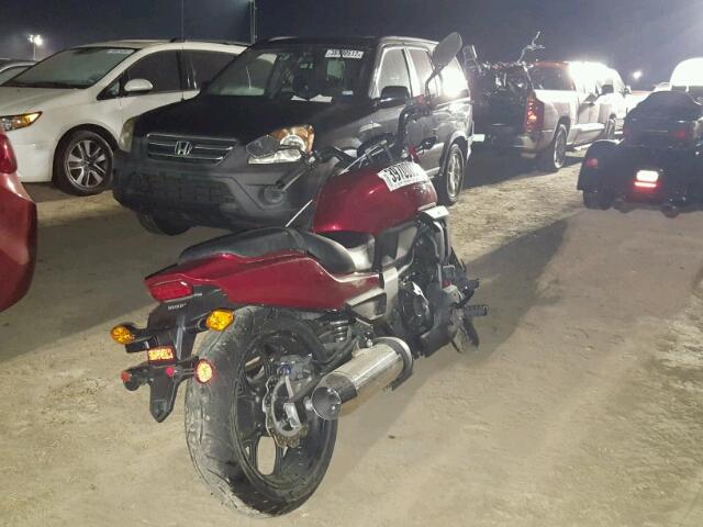 JH2RC6809EK000670 - 2014 HONDA CTX700 RED photo 4