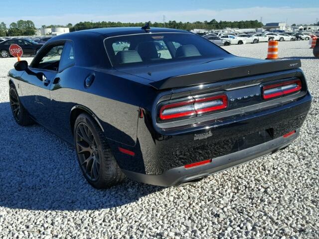 2C3CDZC92GH274794 - 2016 DODGE CHALLENGER BLACK photo 3