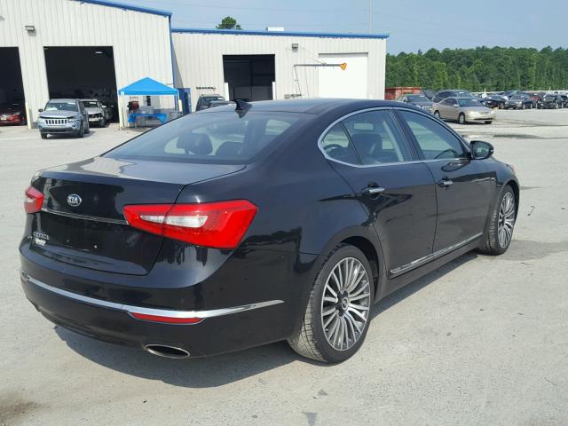 KNALN4D74E5123904 - 2014 KIA CADENZA PR BLACK photo 4