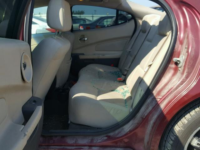 2G2WP522X51243123 - 2005 PONTIAC GRAND PRIX MAROON photo 6