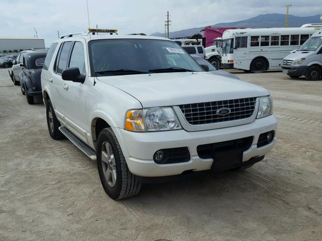 1FMDU75W53ZA03564 - 2003 FORD EXPLORER L WHITE photo 1