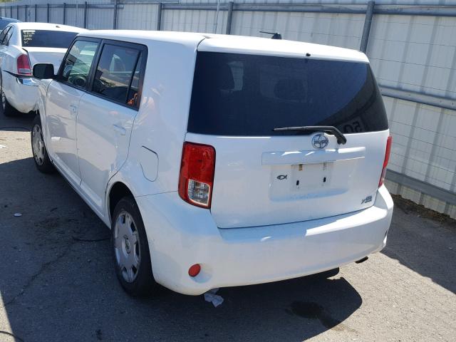 JTLZE4FEXCJ014073 - 2012 TOYOTA SCION XB Ақ фото 3
