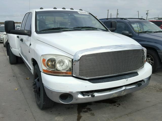 3D7ML48C16G244037 - 2006 DODGE RAM 3500 S WHITE photo 1