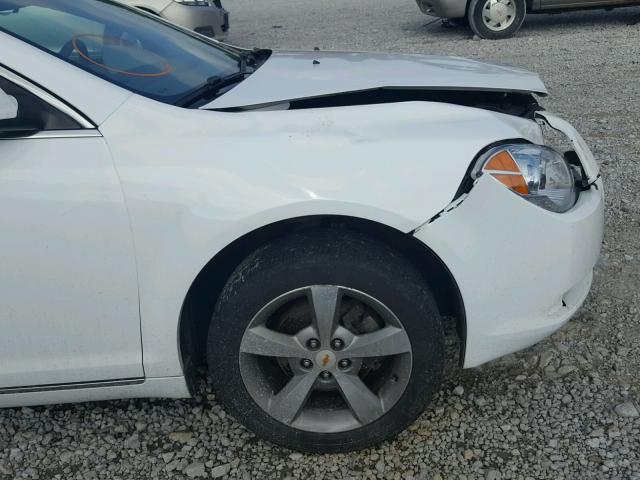 1G1ZC5EUXBF378777 - 2011 CHEVROLET MALIBU 1LT 白色 照片 9