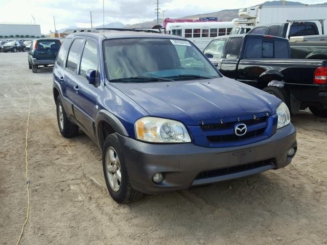 4F2CZ06135KM54113 - 2005 MAZDA TRIBUTE BLUE photo 1