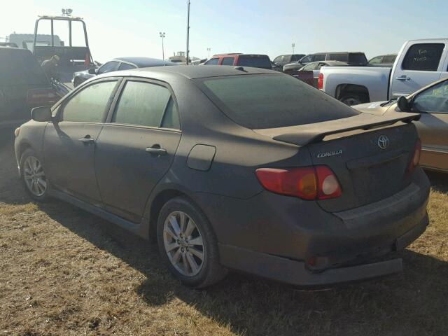 1NXBU4EE9AZ218128 - 2010 TOYOTA COROLLA GRAY photo 4