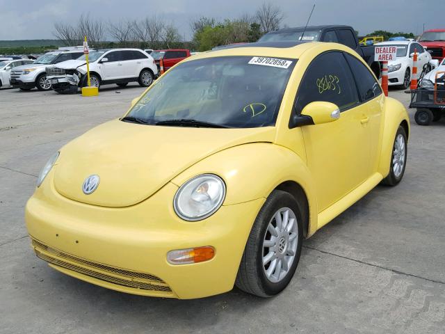 3VWCK31C85M417157 - 2005 VOLKSWAGEN NEW BEETLE 黄色 照片 2
