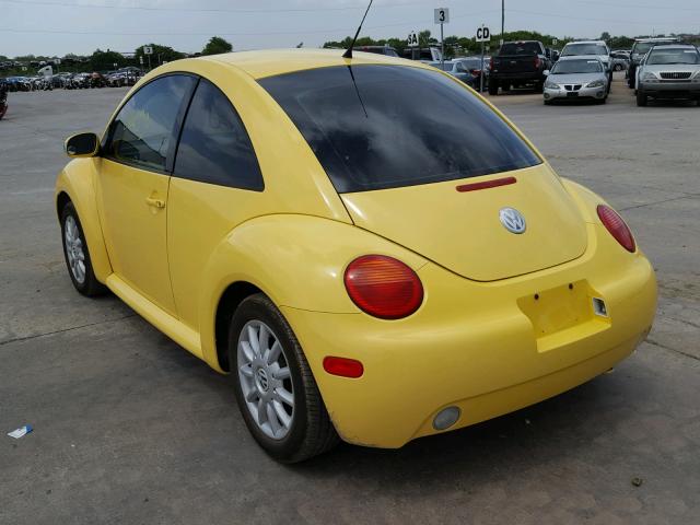 3VWCK31C85M417157 - 2005 VOLKSWAGEN NEW BEETLE 黄色 照片 3