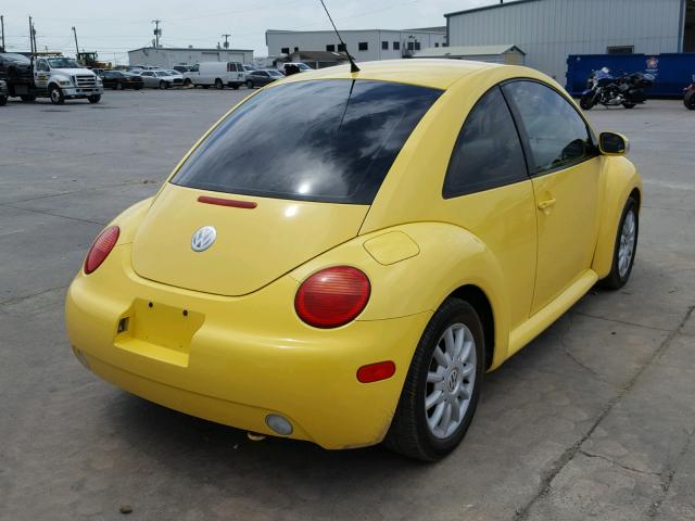 3VWCK31C85M417157 - 2005 VOLKSWAGEN NEW BEETLE 黄色 照片 4