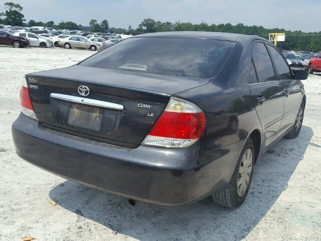 4T1BE32KX5U044027 - 2005 TOYOTA CAMRY BLACK photo 4