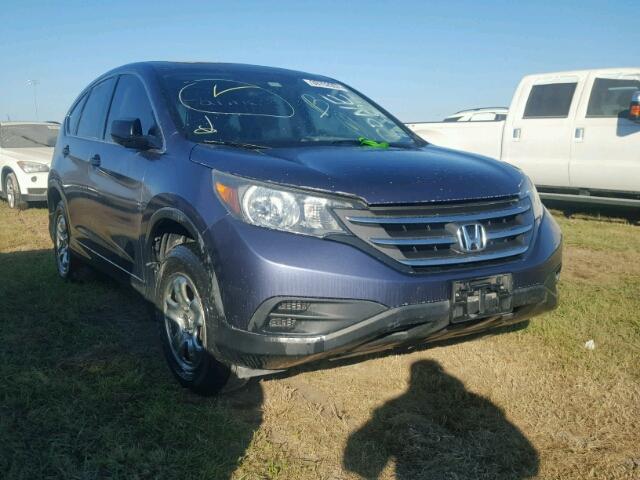 3CZRM3H37DG703814 - 2013 HONDA CR-V BLUE photo 1