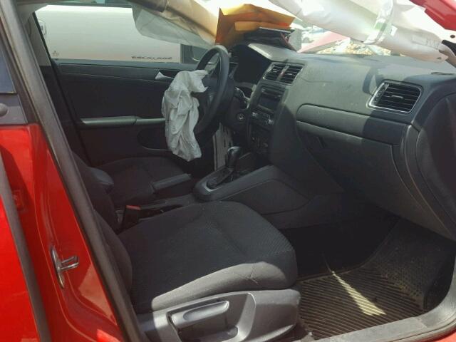 3VW2K7AJ5EM257482 - 2014 VOLKSWAGEN JETTA BASE 红色 照片 5