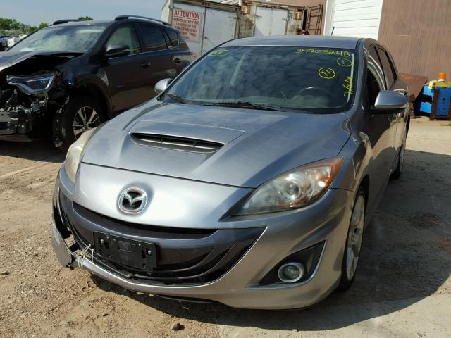 JM1BL1H37A1326037 - 2010 MAZDA SPEED 3 SILVER photo 2