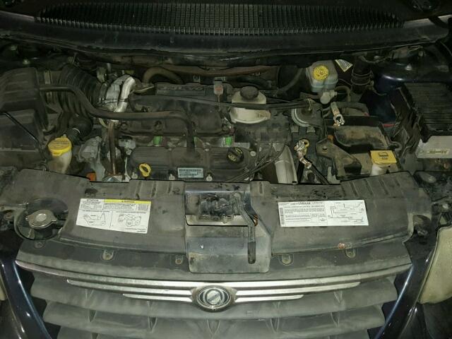 2A4GP44R27R192509 - 2007 CHRYSLER TOWN & COU BLUE photo 7