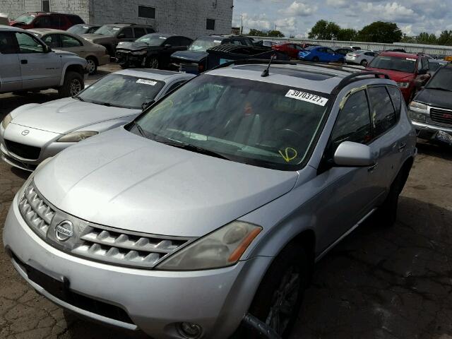 JN8AZ08W66W548744 - 2006 NISSAN MURANO SL GRAY photo 2