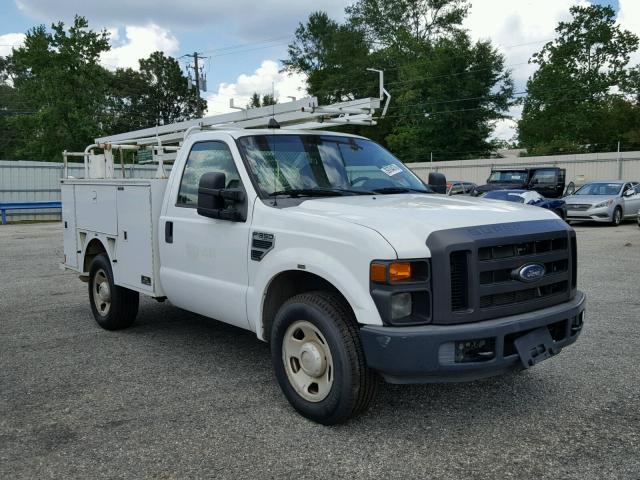 1FDWF30538EC54821 - 2008 FORD F350 SRW S WHITE photo 1