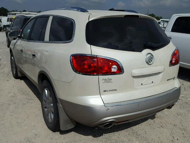 5GAKVDED2CJ113543 - 2012 BUICK ENCLAVE WHITE photo 3
