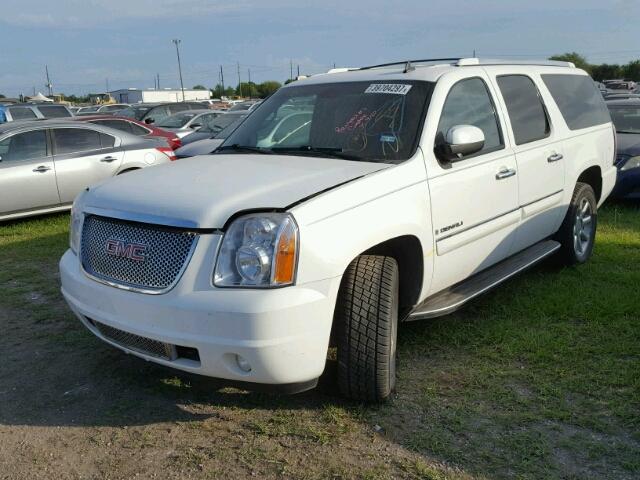 1GKFK66858J202850 - 2008 GMC YUKON XL D WHITE photo 2