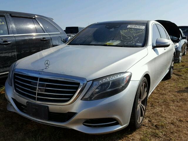 WDDUG8CB8EA027544 - 2014 MERCEDES-BENZ S 550 SILVER photo 2