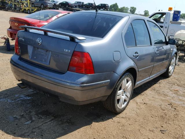 3VWSE69M53M108633 - 2003 VOLKSWAGEN JETTA GLS GRAY photo 4