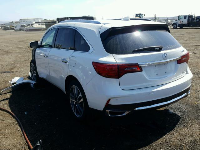 5FRYD4H81HB043881 - 2017 ACURA MDX ADVANC თეთრი ფოტო 3