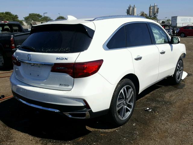 5FRYD4H81HB043881 - 2017 ACURA MDX ADVANC თეთრი ფოტო 4