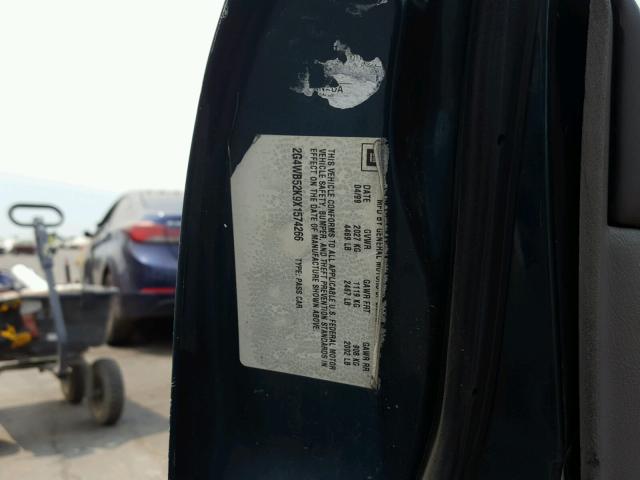 2G4WB52K9X1574266 - 1999 BUICK REGAL LS 绿色 照片 10