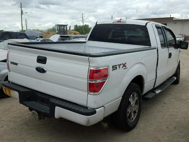 1FTRX14839FA23811 - 2009 FORD F150 WHITE photo 4