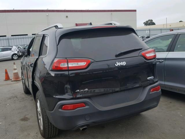 1C4PJMCB7JD564741 - 2018 JEEP CHEROKEE L BLACK photo 3