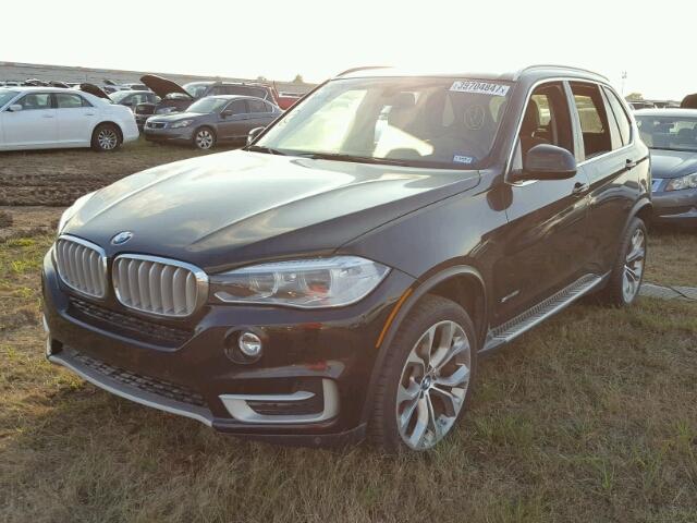 5UXKR2C53F0H35759 - 2015 BMW X5 BLACK photo 2