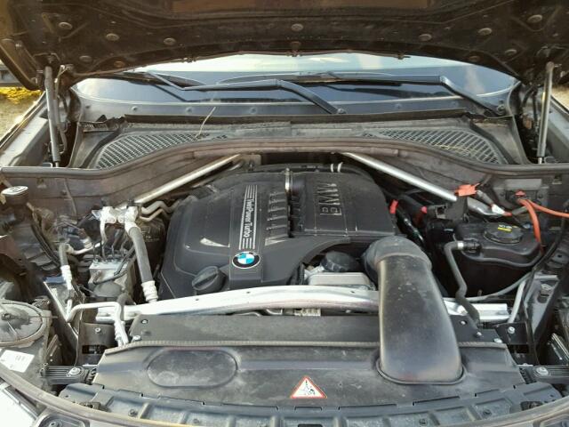 5UXKR2C53F0H35759 - 2015 BMW X5 BLACK photo 7