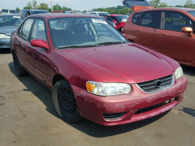 2T1BR12E21C498559 - 2001 TOYOTA COROLLA MAROON photo 1