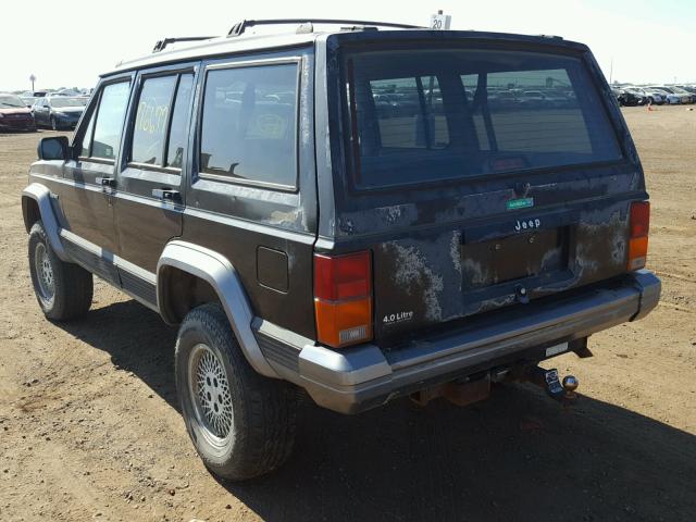 1J4FJ78S8TL316040 - 1996 JEEP CHEROKEE C TWO TONE photo 3