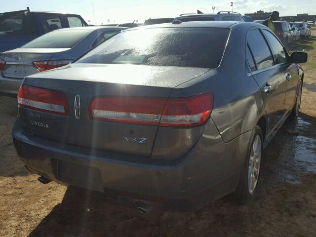 3LNHL2GC5BR752829 - 2011 LINCOLN MKZ GRAY photo 4