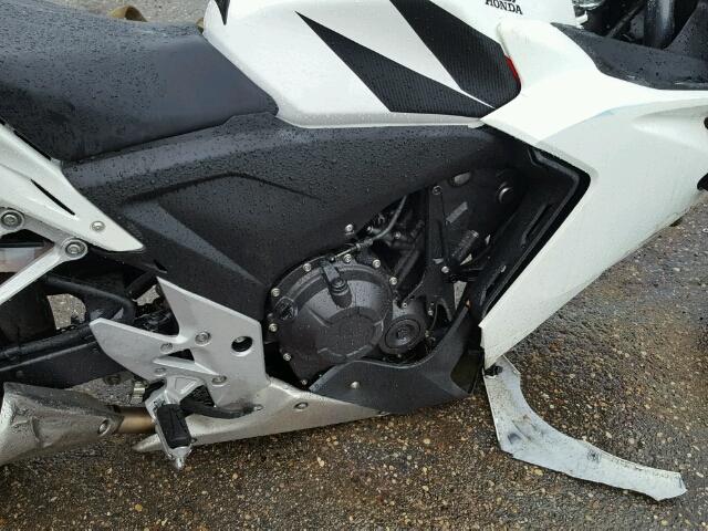 MLHPC4413D5002878 - 2013 HONDA CBR500 R WHITE photo 7