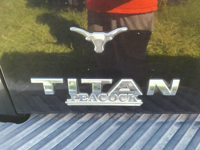 1N6AA06A54N517348 - 2004 NISSAN TITAN BLACK photo 9