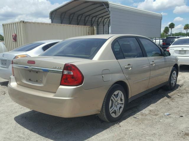 1G1ZS51826F108332 - 2006 CHEVROLET MALIBU LS Bej foto 4