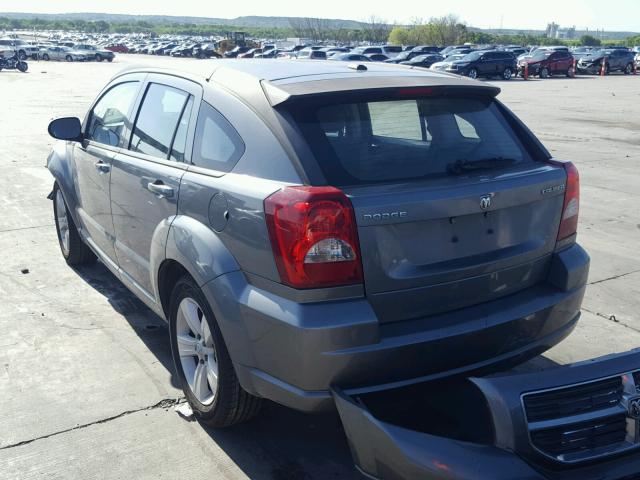 1B3CB3HA7BD237930 - 2011 DODGE CALIBER MA SILVER photo 3