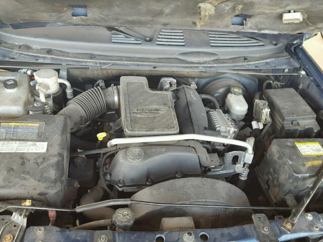 1GNET16S356177925 - 2005 CHEVROLET TRAILBLAZE BLUE photo 7