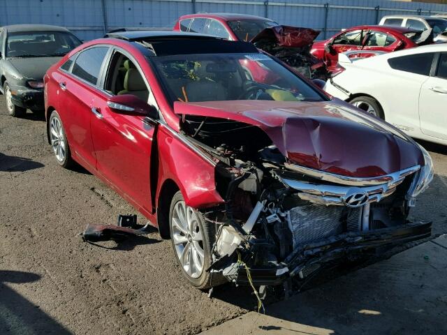 5NPEC4AB6DH573952 - 2013 HYUNDAI SONATA SE/ RED photo 1