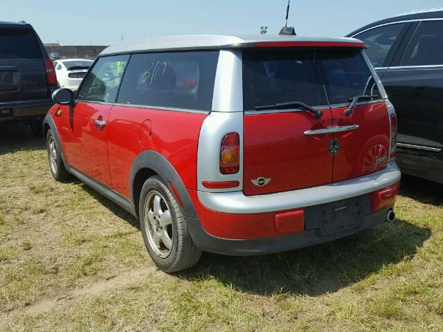 WMWML33529TX33550 - 2009 MINI COOPER CLU RED photo 3