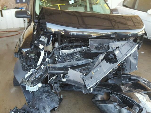 2FMGK5B82EBD15263 - 2014 FORD FLEX BLACK photo 9